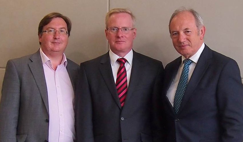 From left to right: Redvers Cunningham, Martin Kellaway and Jonathan Bull