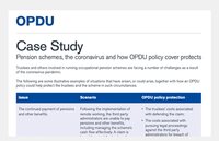 Case study: Pension schemes, the coronavirus and how OPDU policy cover protects